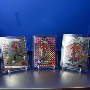 2024 Panini Mosaic - Bucky Irving #385 Pink Camo Mosaic Prizm (RC) And Lot Of RC